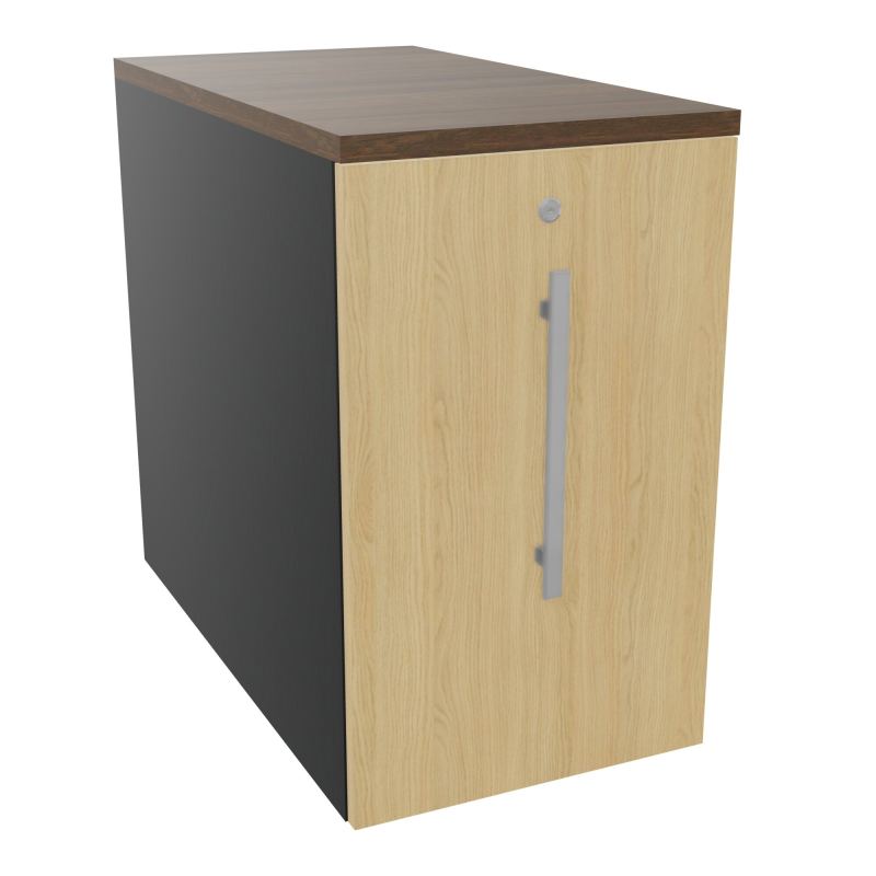 GUSTAVE CAISSON INDIVIDUEL H73,5 L43,2 P80 CM MELAMINE - CORPS  TOP  PORTE  R9 R1 N6