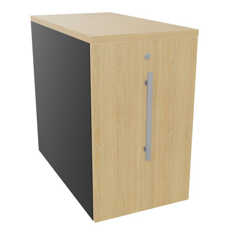 GUSTAVE CAISSON INDIVIDUEL H73,5 L43,2 P80 CM MELAMINE - CORPS  TOP  PORTE  R9 R1 R1