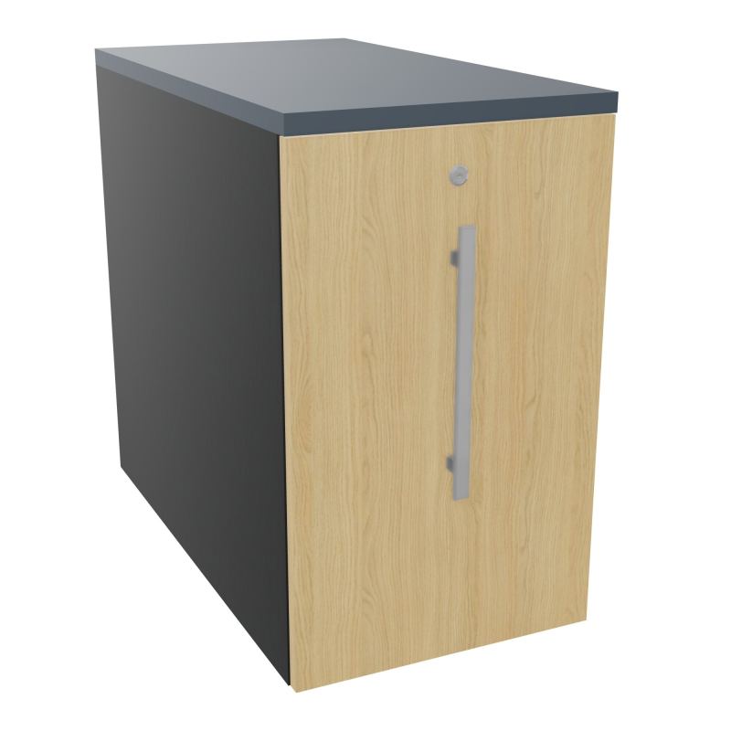 GUSTAVE CAISSON INDIVIDUEL H73,5 L43,2 P80 CM MELAMINE - CORPS  TOP  PORTE  R9 R1 R6