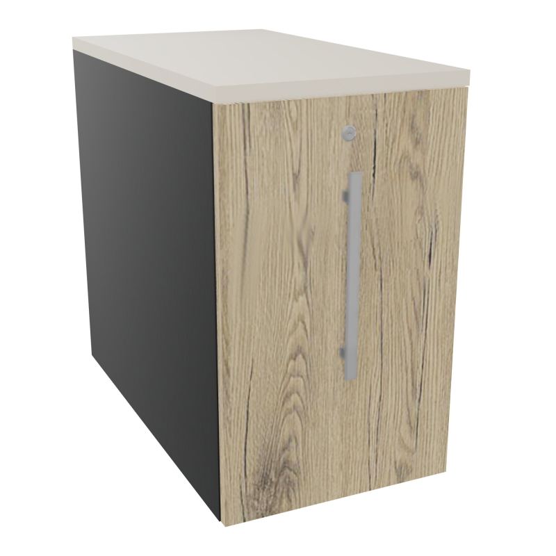 GUSTAVE CAISSON INDIVIDUEL H73,5 L43,2 P80 CM MELAMINE - CORPS  TOP  PORTE  R9 R3 N5