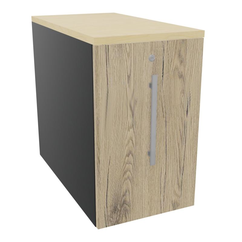 GUSTAVE CAISSON INDIVIDUEL H73,5 L43,2 P80 CM MELAMINE - CORPS  TOP  PORTE  R9 R3 N8