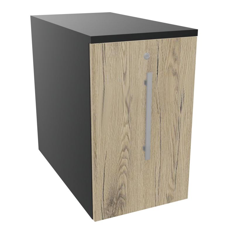GUSTAVE CAISSON INDIVIDUEL H73,5 L43,2 P80 CM MELAMINE - CORPS  TOP  PORTE  R9 R3 R9