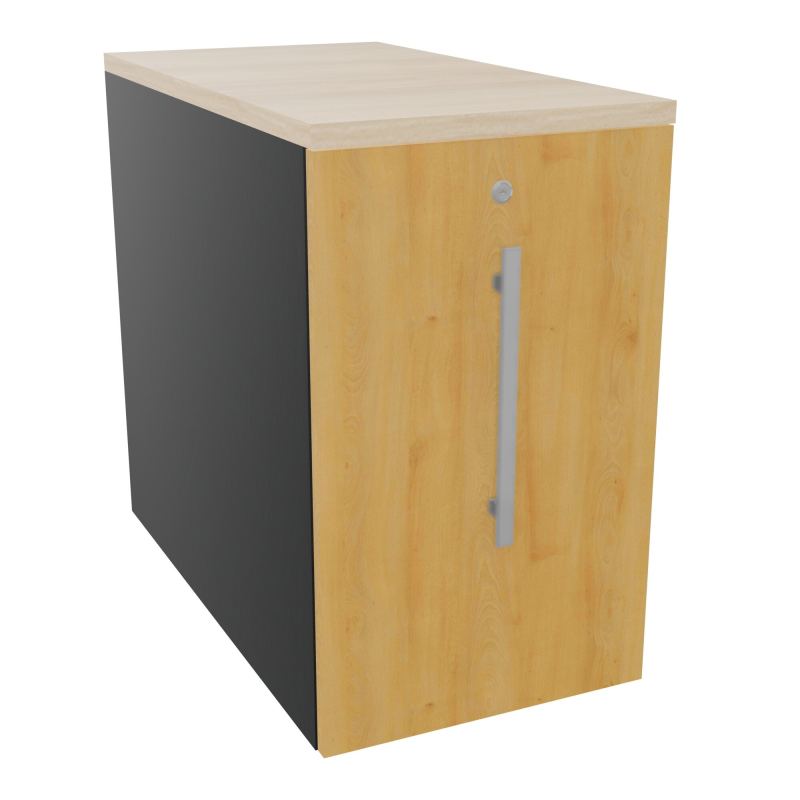 GUSTAVE CAISSON INDIVIDUEL H73,5 L43,2 P80 CM MELAMINE - CORPS  TOP  PORTE  R9 R5 RZ