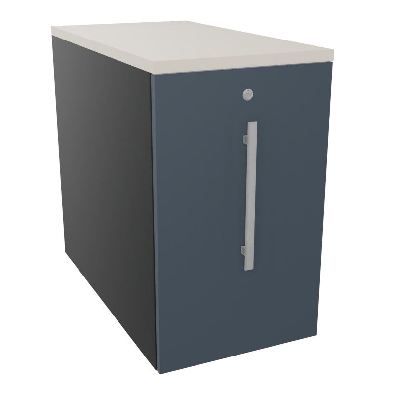 GUSTAVE CAISSON INDIVIDUEL H73,5 L43,2 P80 CM MELAMINE - CORPS  TOP  PORTE  R9 R6 N5