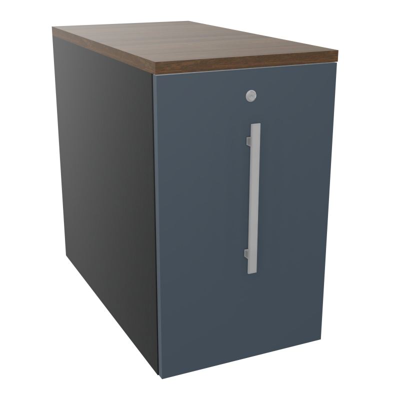 GUSTAVE CAISSON INDIVIDUEL H73,5 L43,2 P80 CM MELAMINE - CORPS  TOP  PORTE  R9 R6 N6