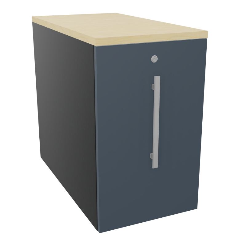 GUSTAVE CAISSON INDIVIDUEL H73,5 L43,2 P80 CM MELAMINE - CORPS  TOP  PORTE  R9 R6 N8