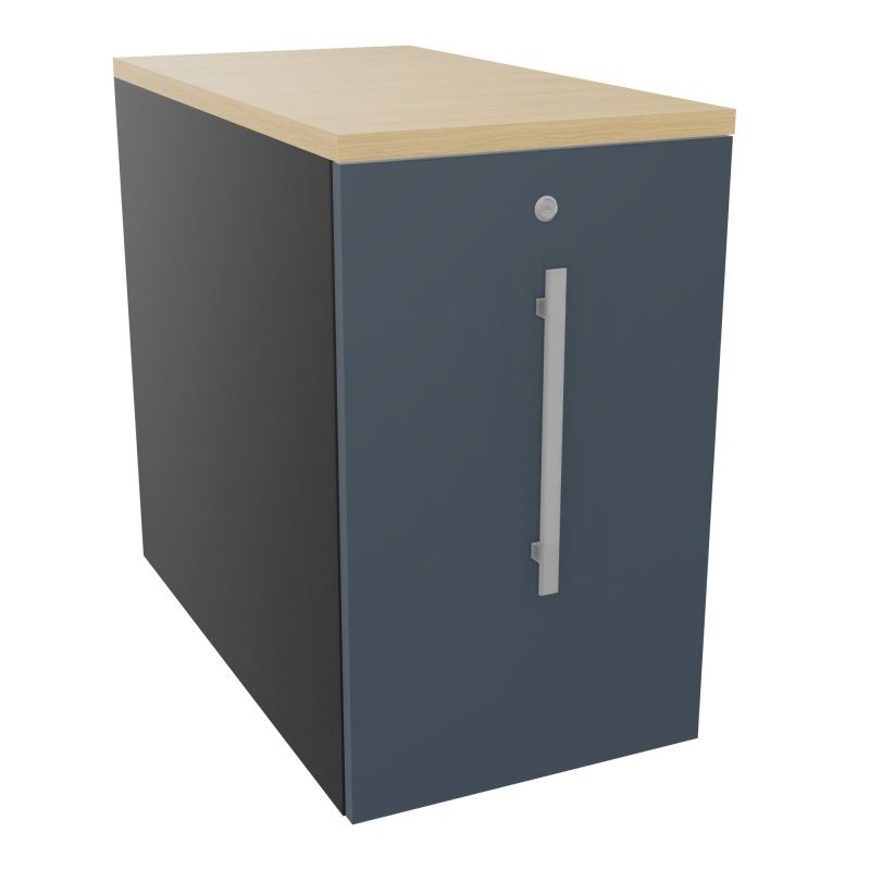 GUSTAVE CAISSON INDIVIDUEL H73,5 L43,2 P80 CM MELAMINE - CORPS  TOP  PORTE  R9 R6 R1