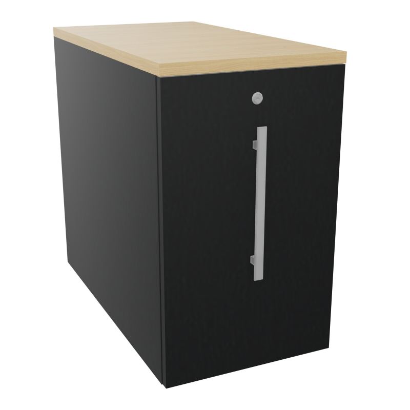 GUSTAVE CAISSON INDIVIDUEL H73,5 L43,2 P80 CM MELAMINE - CORPS  TOP  PORTE  R9 R9 R1