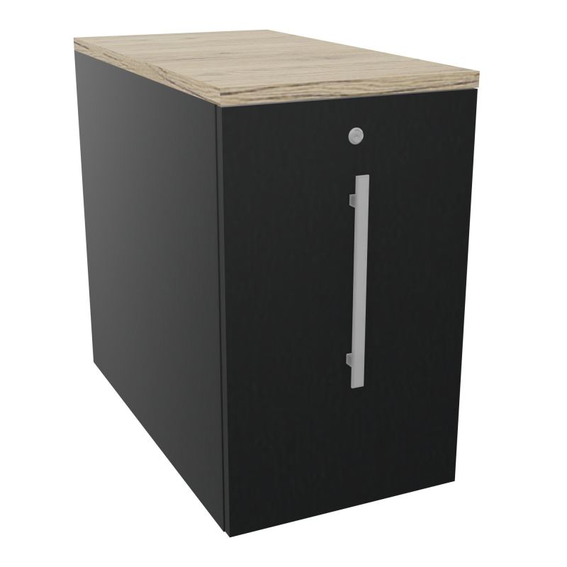 GUSTAVE CAISSON INDIVIDUEL H73,5 L43,2 P80 CM MELAMINE - CORPS  TOP  PORTE  R9 R9 R3