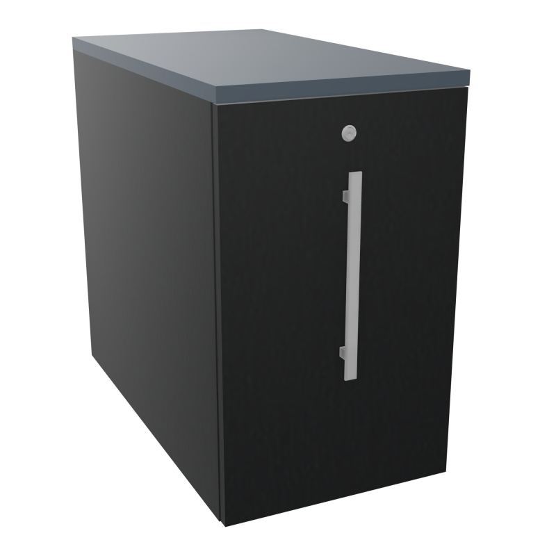 GUSTAVE CAISSON INDIVIDUEL H73,5 L43,2 P80 CM MELAMINE - CORPS  TOP  PORTE  R9 R9 R6