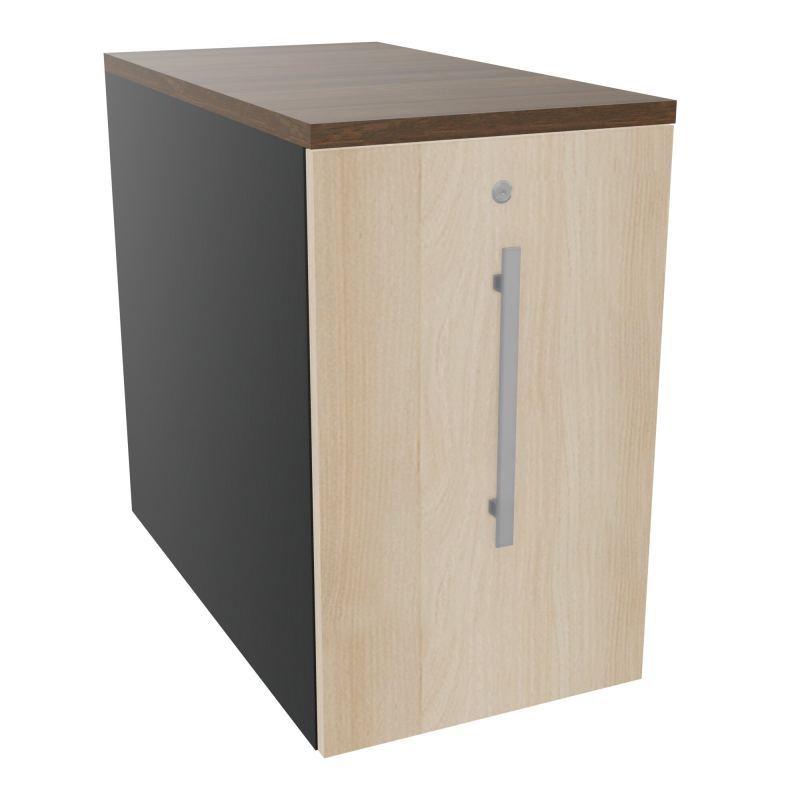 GUSTAVE CAISSON INDIVIDUEL H73,5 L43,2 P80 CM MELAMINE - CORPS  TOP  PORTE  R9 RZ N6