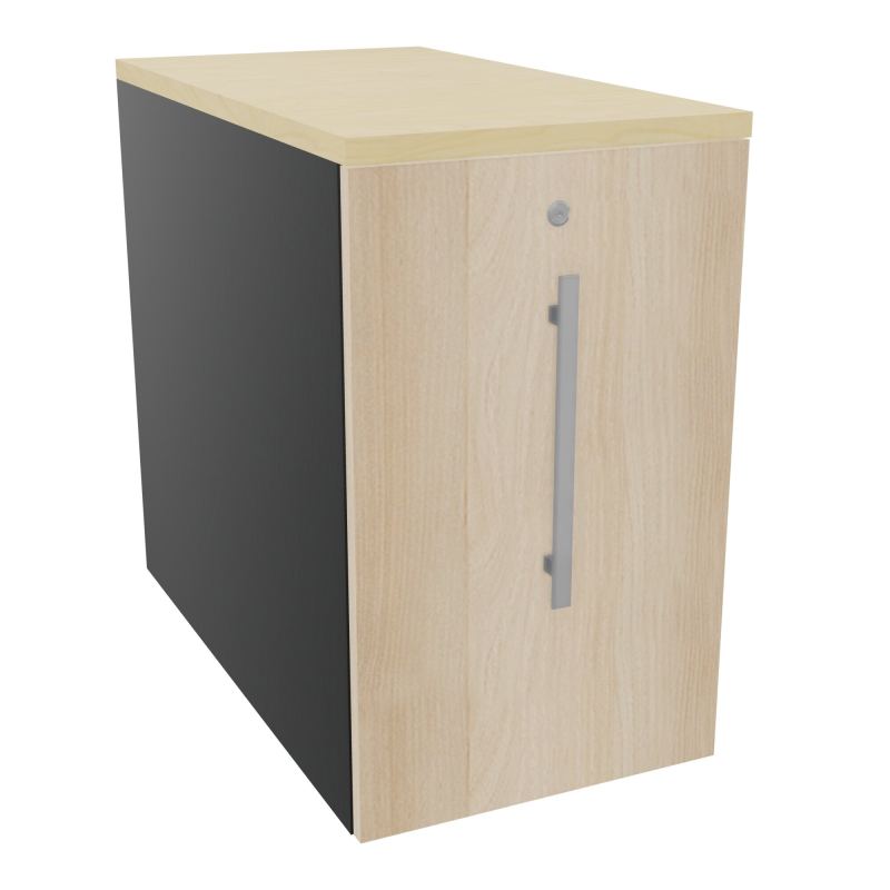 GUSTAVE CAISSON INDIVIDUEL H73,5 L43,2 P80 CM MELAMINE - CORPS  TOP  PORTE  R9 RZ N8
