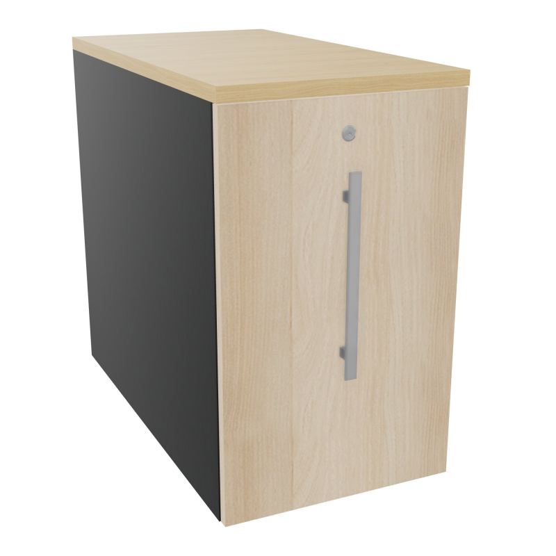 GUSTAVE CAISSON INDIVIDUEL H73,5 L43,2 P80 CM MELAMINE - CORPS  TOP  PORTE  R9 RZ R1