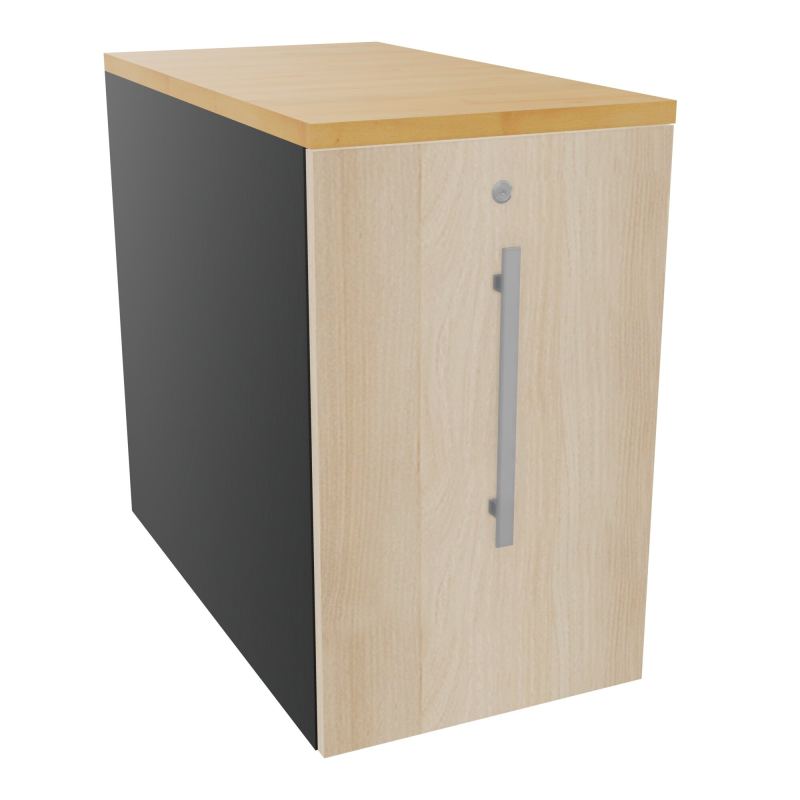GUSTAVE CAISSON INDIVIDUEL H73,5 L43,2 P80 CM MELAMINE - CORPS  TOP  PORTE  R9 RZ R5