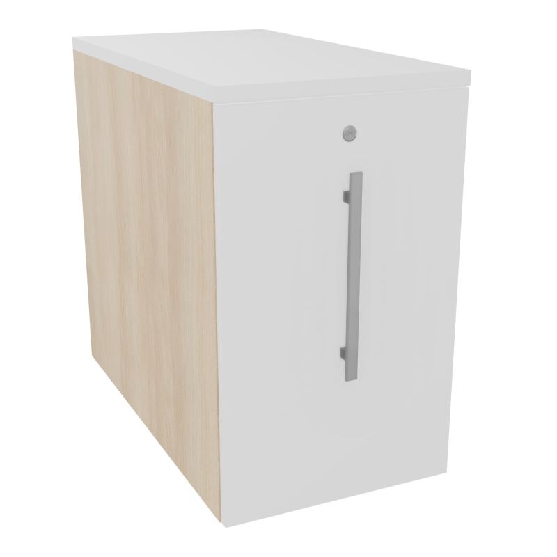 GUSTAVE CAISSON INDIVIDUEL H7 3,5 L43,2 P80 CM MELAMINE - CORPS TOP PORTE RZ MG MG