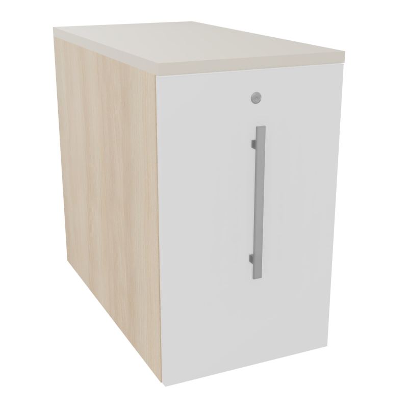 GUSTAVE CAISSON INDIVIDUEL H73,5 L43,2 P80 CM MELAMINE - CORPS  TOP  PORTE RZ MG N5