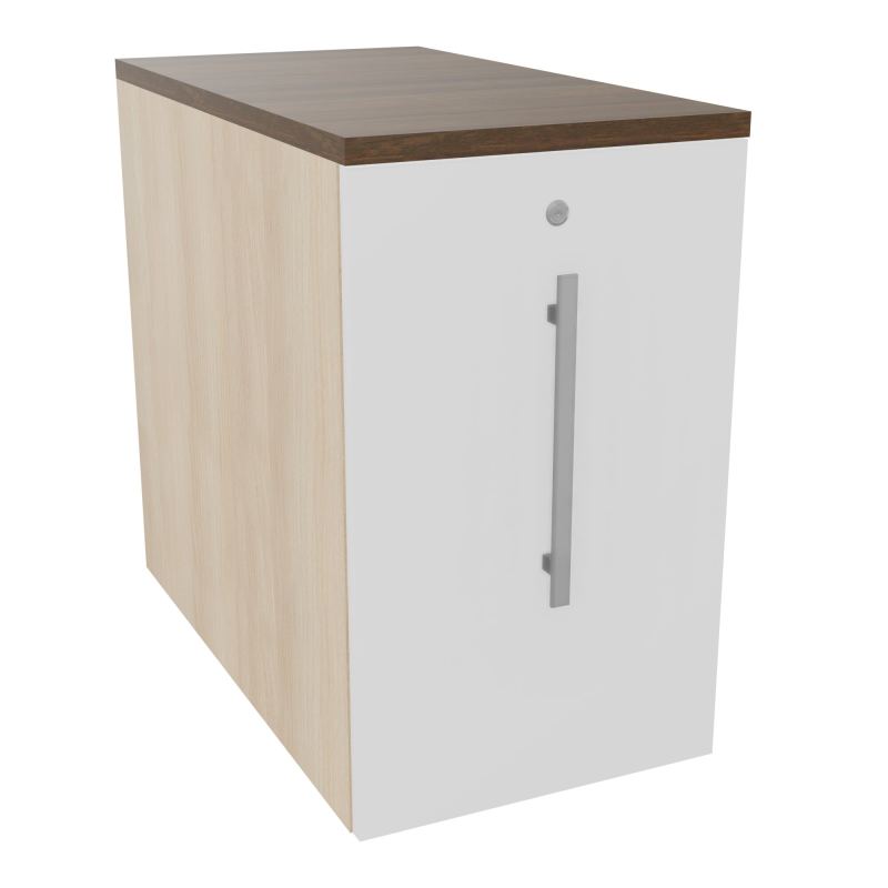 GUSTAVE CAISSON INDIVIDUEL H73,5 L43,2 P80 CM MELAMINE - CORPS  TOP  PORTE RZ MG N6