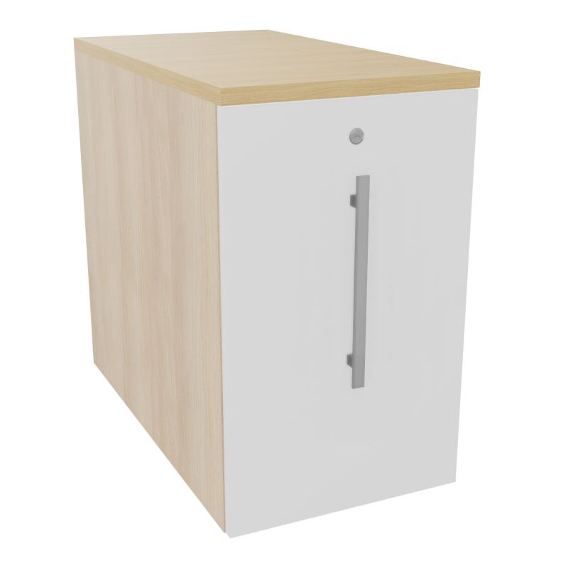 GUSTAVE CAISSON INDIVIDUEL H73,5 L43,2 P80 CM MELAMINE - CORPS  TOP  PORTE  RZ MG R1