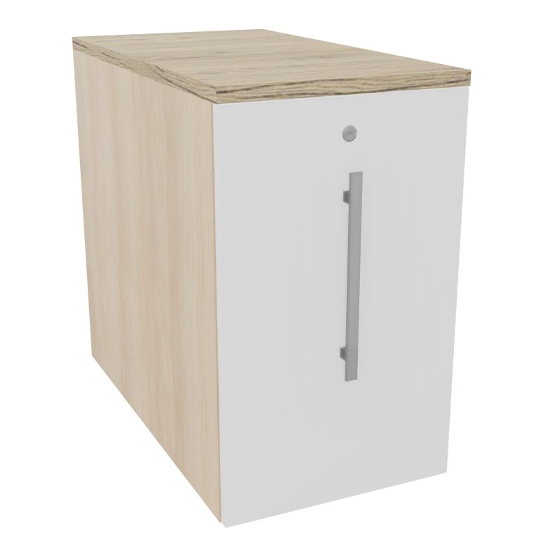 GUSTAVE CAISSON INDIVIDUEL H7 3,5 L43,2 P80 CM MELAMINE - CORPS TOP PORTE RZ MG R3