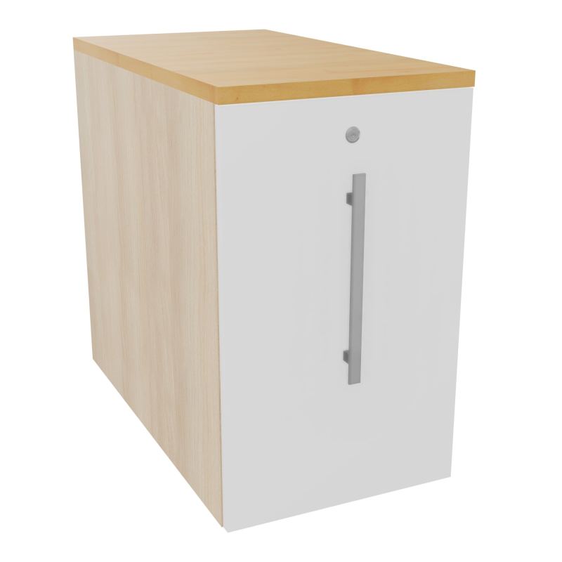 GUSTAVE CAISSON INDIVIDUEL H73,5 L43,2 P80 CM MELAMINE - CORPS  TOP  PORTE  RZ MG R5