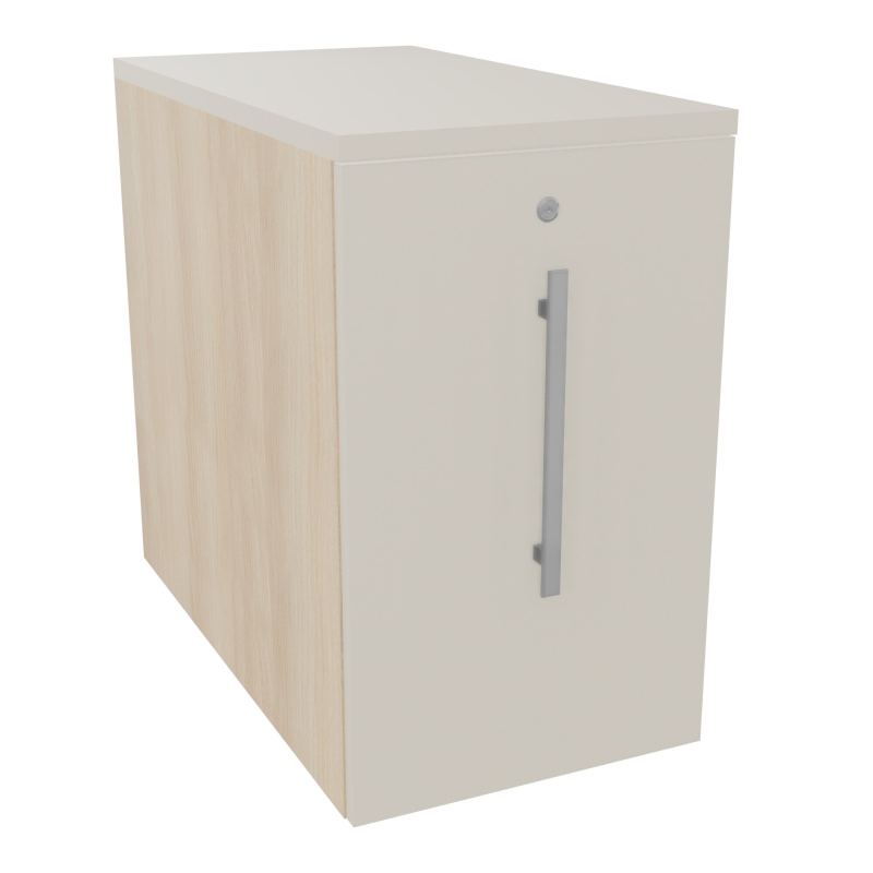 GUSTAVE CAISSON INDIVIDUEL H73,5 L43,2 P80 CM MELAMINE - CORPS  TOP  PORTE RZ N5 N5