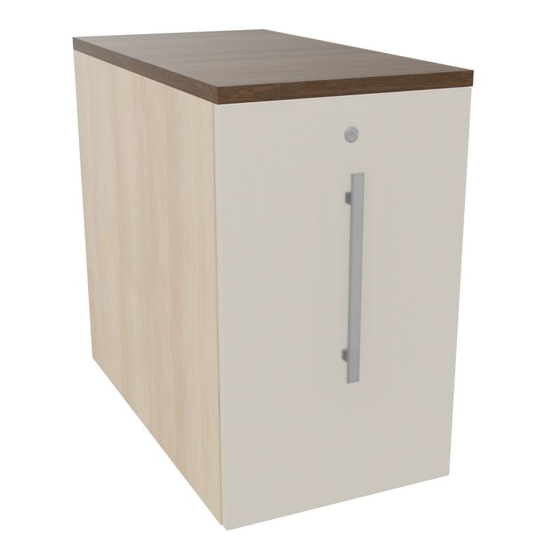 GUSTAVE CAISSON INDIVIDUEL H73,5 L43,2 P80 CM MELAMINE - CORPS  TOP  PORTE RZ N5 N6