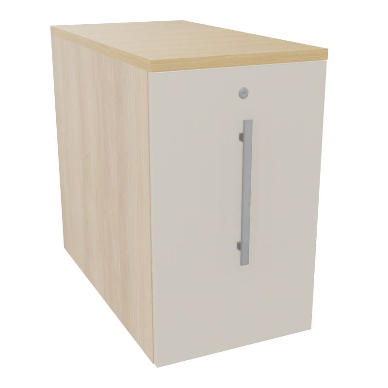 GUSTAVE CAISSON INDIVIDUEL H73,5 L43,2 P80 CM MELAMINE - CORPS  TOP  PORTE  RZ N5 R1