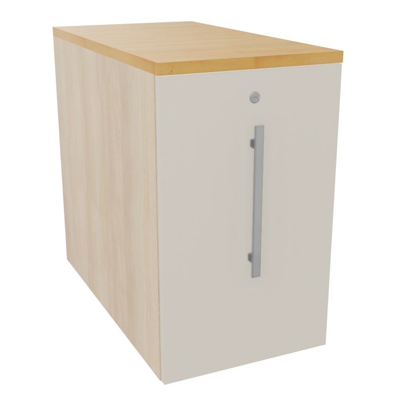 GUSTAVE CAISSON INDIVIDUEL H73,5 L43,2 P80 CM MELAMINE - CORPS  TOP  PORTE  RZ N5 R5