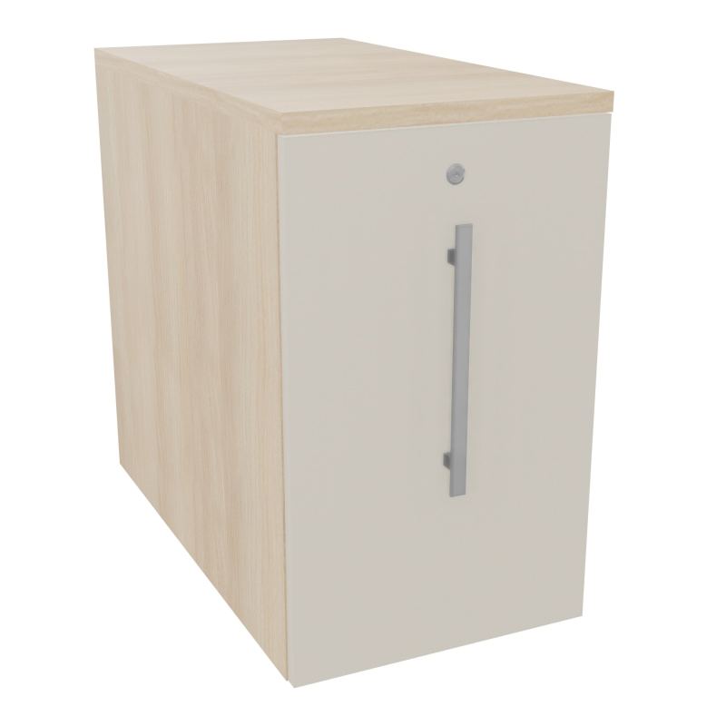 GUSTAVE CAISSON INDIVIDUEL H73,5 L43,2 P80 CM MELAMINE - CORPS  TOP  PORTE RZ N5 RZ