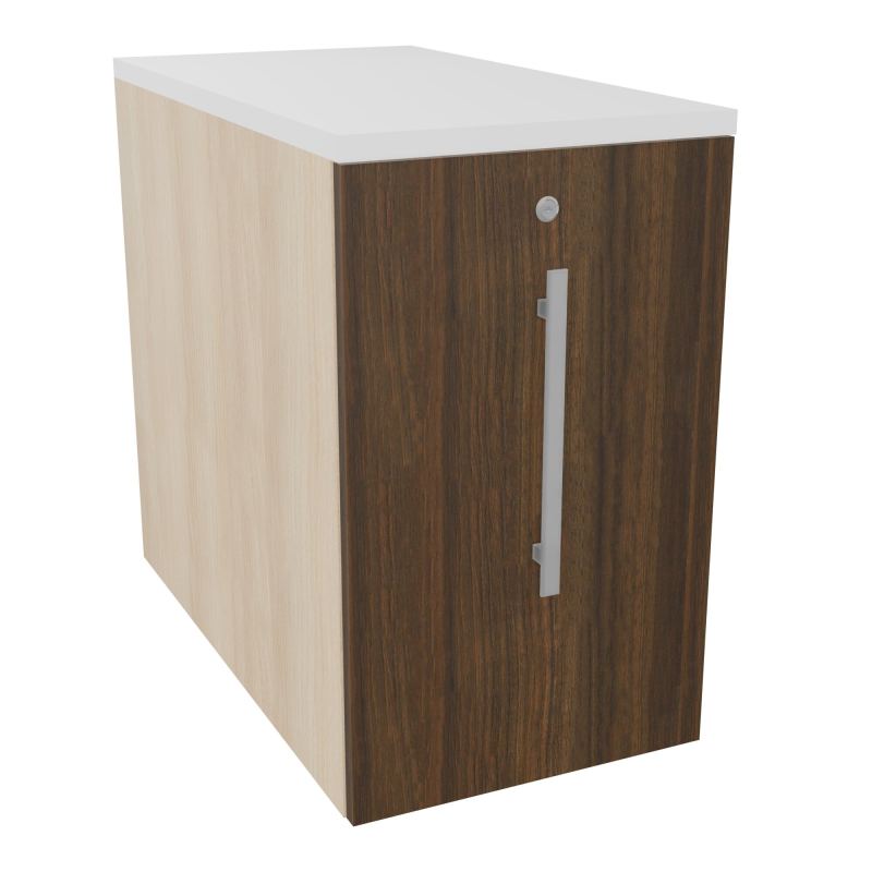 GUSTAVE CAISSON INDIVIDUEL H73,5 L43,2 P80 CM MELAMINE - CORPS  TOP  PORTE RZ N6 MG