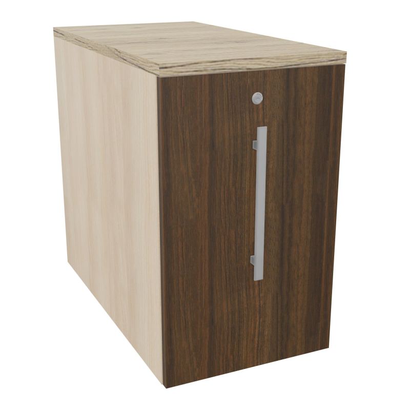 GUSTAVE CAISSON INDIVIDUEL H73,5 L43,2 P80 CM MELAMINE - CORPS  TOP  PORTE RZ N6 R3