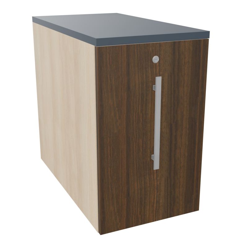 GUSTAVE CAISSON INDIVIDUEL H73,5 L43,2 P80 CM MELAMINE - CORPS  TOP  PORTE  RZ N6 R6