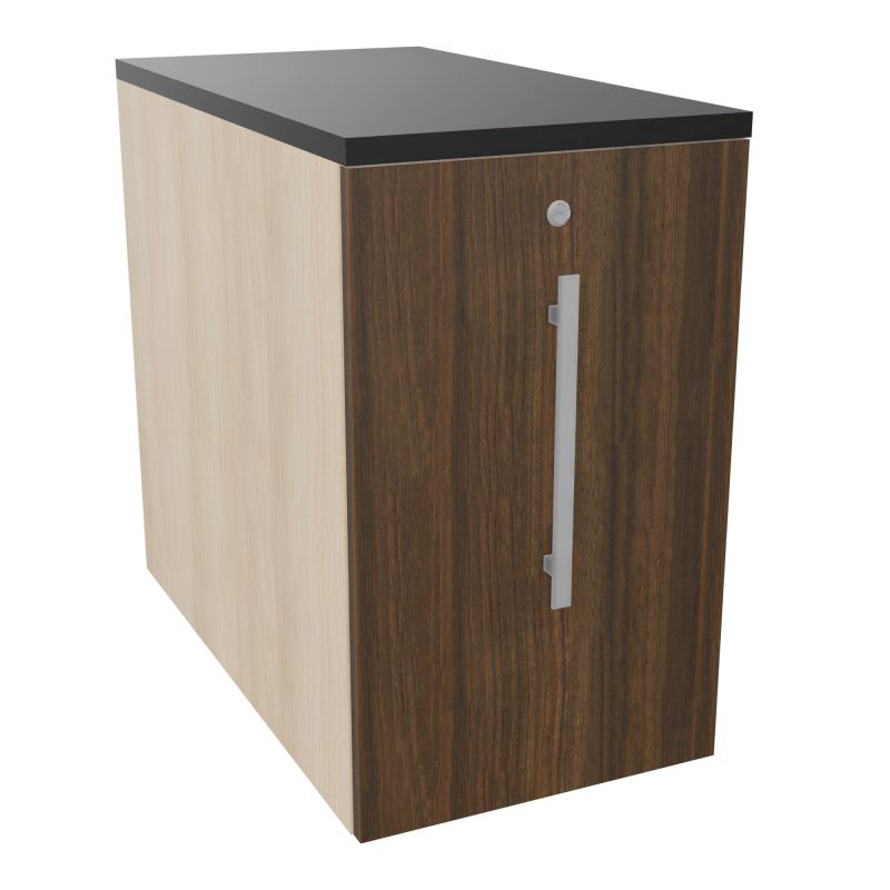 GUSTAVE CAISSON INDIVIDUEL H73,5 L43,2 P80 CM MELAMINE - CORPS  TOP  PORTE  RZ N6 R9