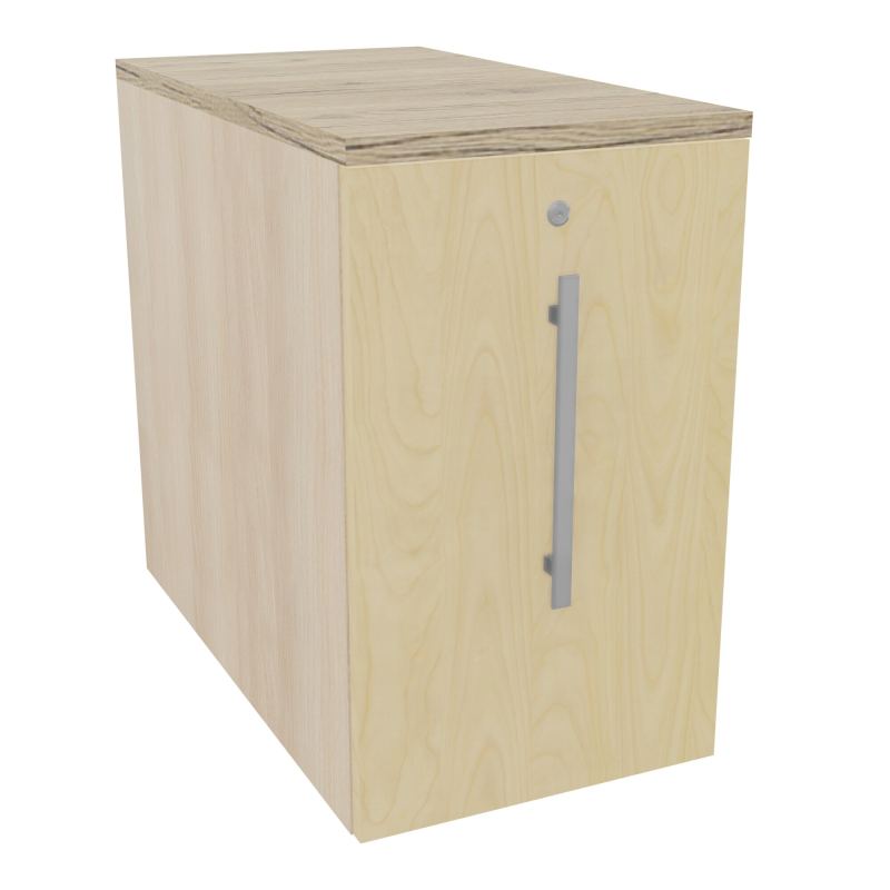 GUSTAVE CAISSON INDIVIDUEL H73,5 L43,2 P80 CM MELAMINE - CORPS  TOP  PORTE RZ N8 R3