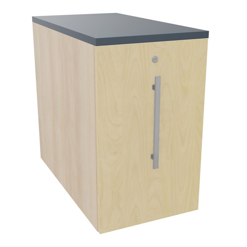 GUSTAVE CAISSON INDIVIDUEL H73,5 L43,2 P80 CM MELAMINE - CORPS  TOP  PORTE  RZ N8 R6