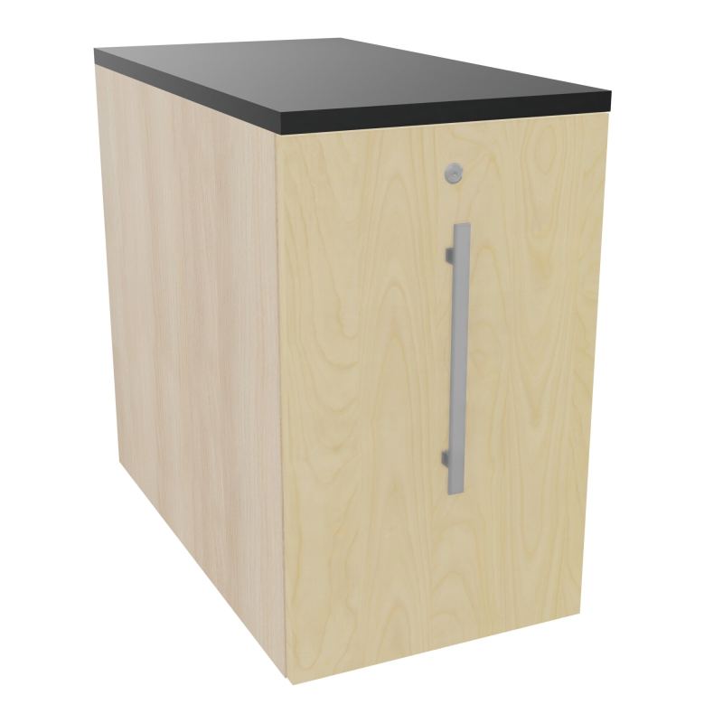 GUSTAVE CAISSON INDIVIDUEL H73,5 L43,2 P80 CM MELAMINE - CORPS  TOP  PORTE  RZ N8 R9