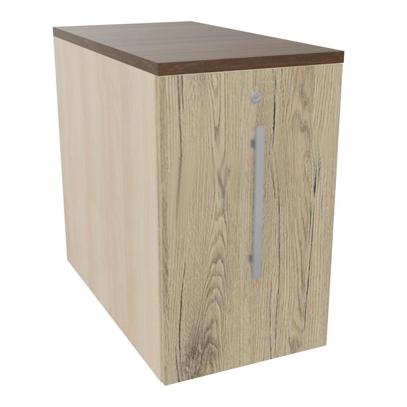 GUSTAVE CAISSON INDIVIDUEL H73,5 L43,2 P80 CM MELAMINE - CORPS  TOP  PORTE RZ R3 N6