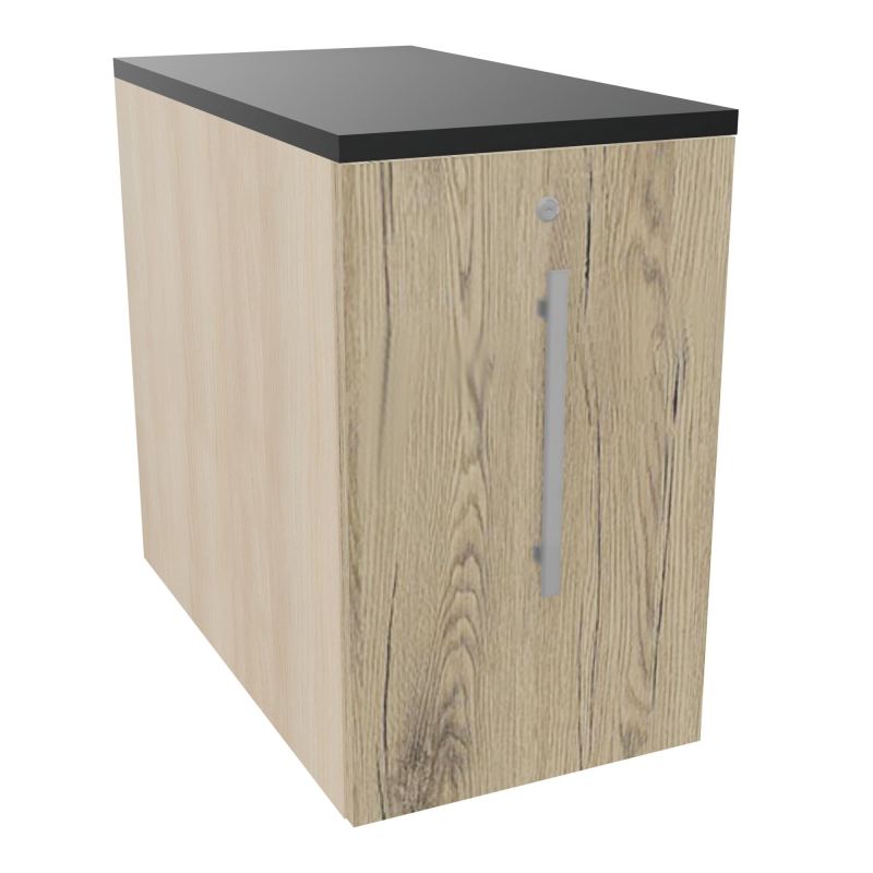 GUSTAVE CAISSON INDIVIDUEL H73,5 L43,2 P80 CM MELAMINE - CORPS  TOP  PORTE  RZ R3 R9