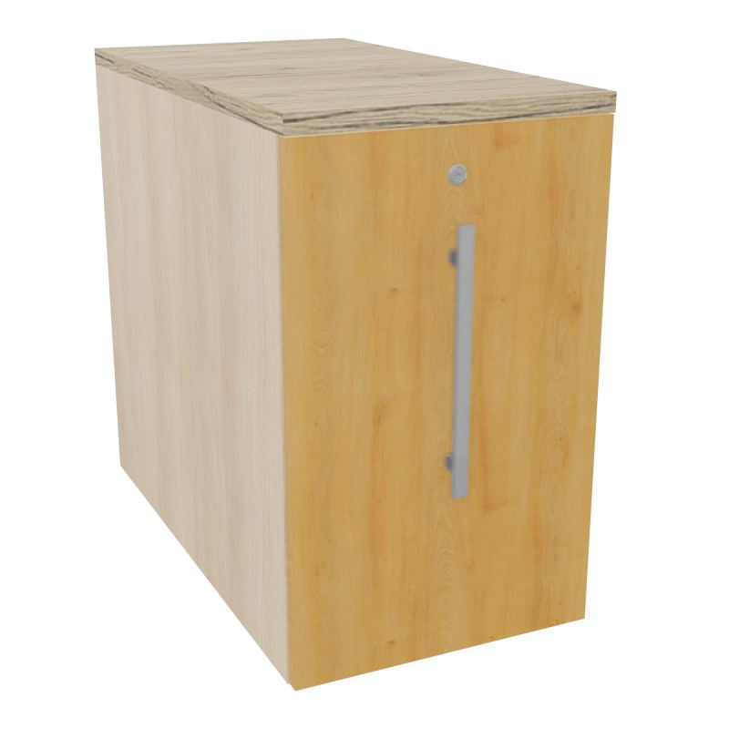 GUSTAVE CAISSON INDIVIDUEL H73,5 L43,2 P80 CM MELAMINE - CORPS  TOP  PORTE  RZ R5 R3