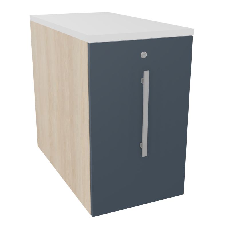 GUSTAVE CAISSON INDIVIDUEL H73,5 L43,2 P80 CM MELAMINE - CORPS  TOP  PORTE  RZ R6 MG