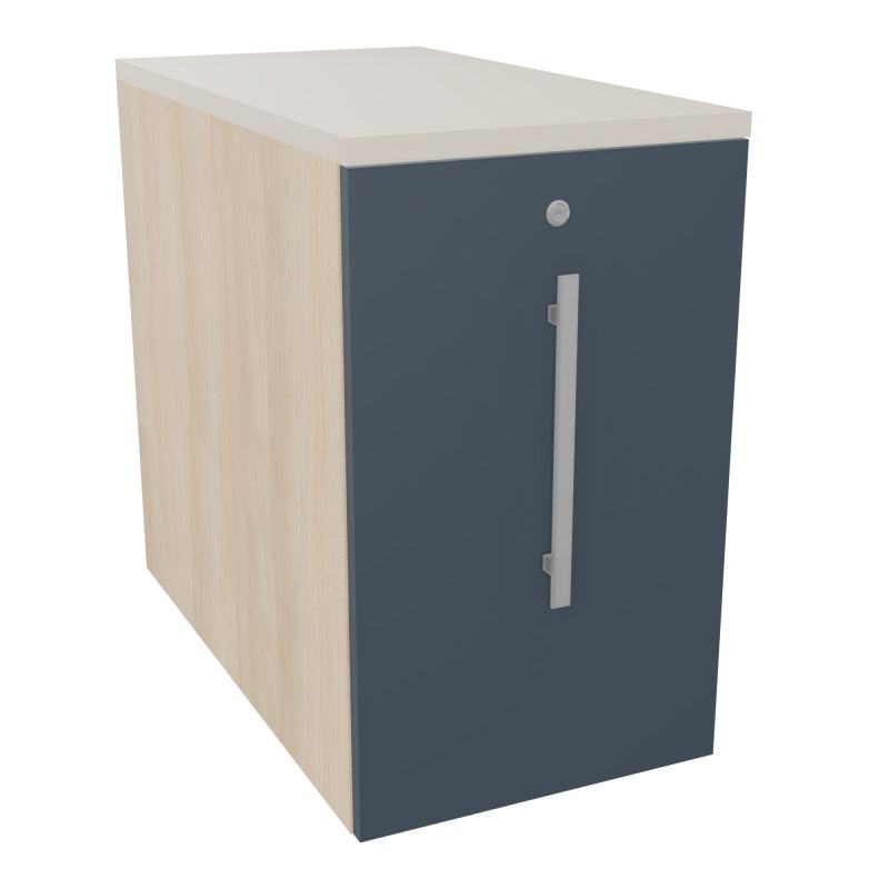 GUSTAVE CAISSON INDIVIDUEL H73,5 L43,2 P80 CM MELAMINE - CORPS  TOP  PORTE  RZ R6 N5