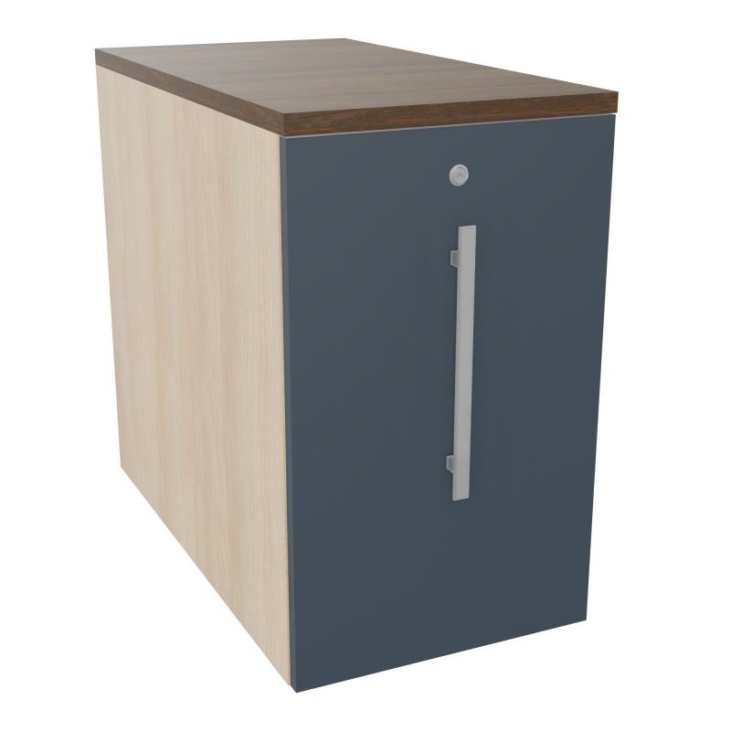 GUSTAVE CAISSON INDIVIDUEL H73,5 L43,2 P80 CM MELAMINE - CORPS  TOP  PORTE  RZ R6 N6