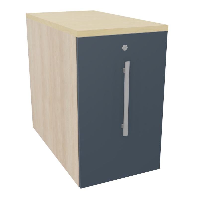 GUSTAVE CAISSON INDIVIDUEL H73,5 L43,2 P80 CM MELAMINE - CORPS  TOP  PORTE  RZ R6 N8
