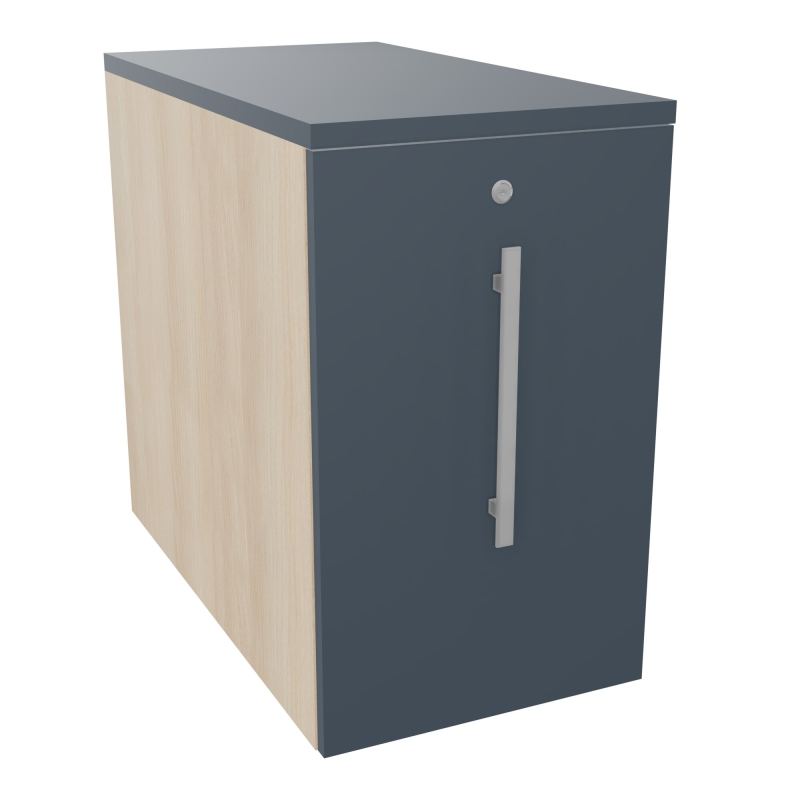 GUSTAVE CAISSON INDIVIDUEL H73,5 L43,2 P80 CM MELAMINE - CORPS  TOP  PORTE  RZ R6 R6