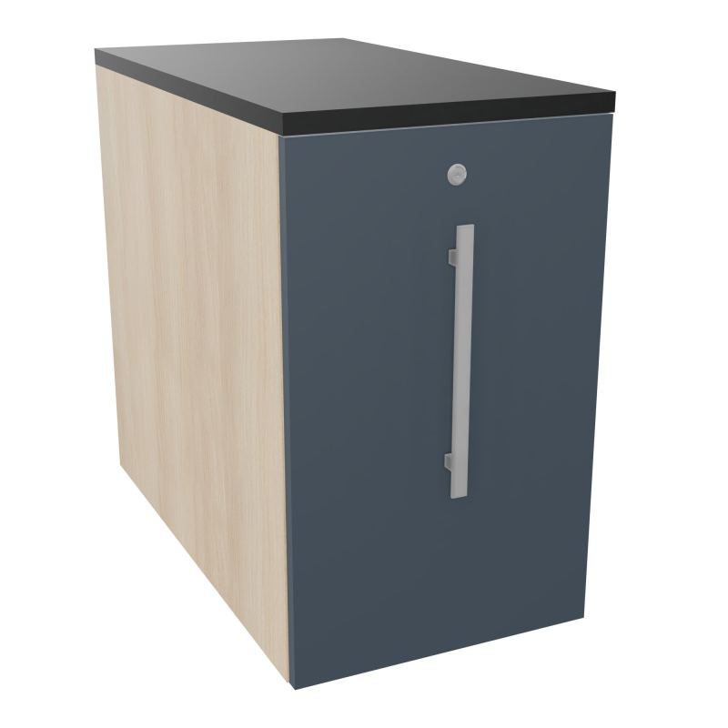 GUSTAVE CAISSON INDIVIDUEL H73,5 L43,2 P80 CM MELAMINE - CORPS  TOP  PORTE  RZ R6 R9