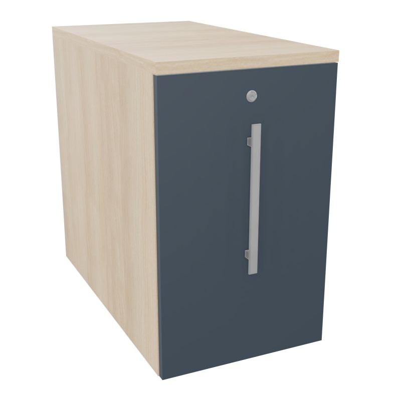 GUSTAVE CAISSON INDIVIDUEL H73,5 L43,2 P80 CM MELAMINE - CORPS  TOP  PORTE  RZ R6 RZ