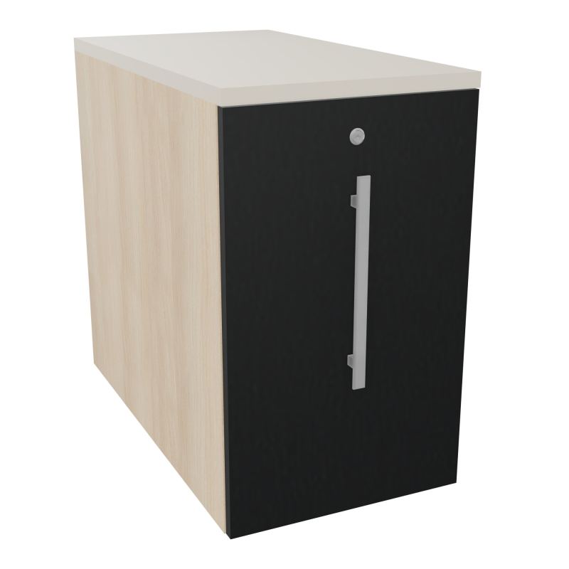 GUSTAVE CAISSON INDIVIDUEL H73,5 L43,2 P80 CM MELAMINE - CORPS  TOP  PORTE  RZ R9 N5