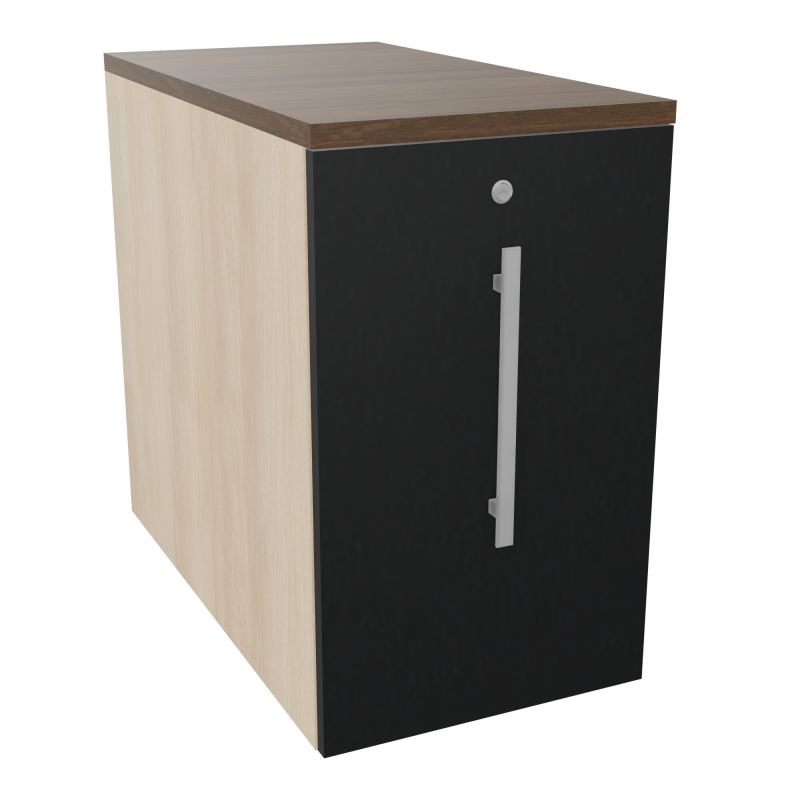 GUSTAVE CAISSON INDIVIDUEL H73,5 L43,2 P80 CM MELAMINE - CORPS  TOP  PORTE  RZ R9 N6