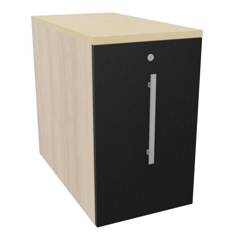 GUSTAVE CAISSON INDIVIDUEL H73,5 L43,2 P80 CM MELAMINE - CORPS  TOP  PORTE  RZ R9 N8