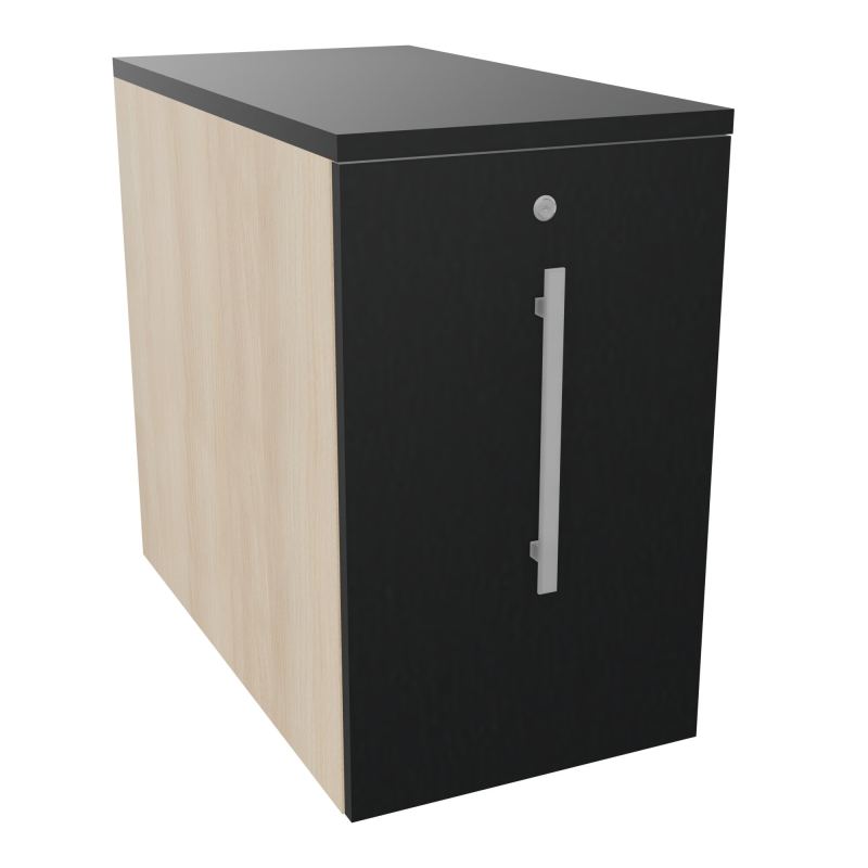 GUSTAVE CAISSON INDIVIDUEL H73,5 L43,2 P80 CM MELAMINE - CORPS  TOP  PORTE  RZ R9 R9